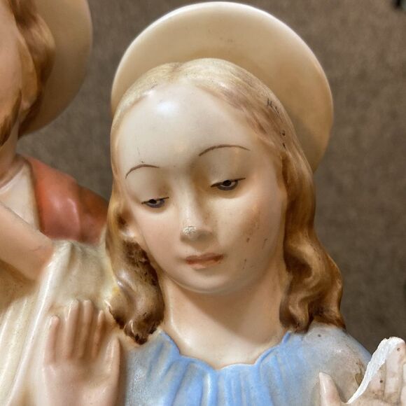 Vintage Italy Ceramic Nativity Scene Figurine Decor - Picture 11 of 16